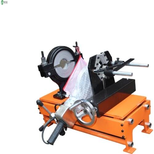 63-160 socket welder PE butt welder hot melt butt welder ppr water pipe hot melt machine with die head
