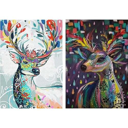 Adult 5D Diamond Painting Deer Full Diamond Embroidery Set DIY Home Decoration 30*40