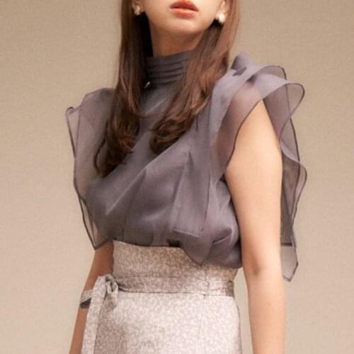 Sweet Bowknot Lace-up Flying Sleeve Blouses Women Japanese Temperament Solid Loose Shirts 2021 Fall New Elegant Ol Blusas Mujer