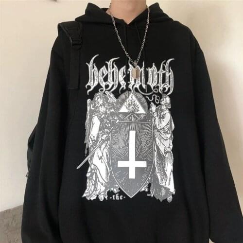 Black Hip Hop Hoodie Streetwear Men Fashion Gothic Funny Sweatshirt Girls Cool Tops Casual Harajuku Spring Autumn Japan Hoodies