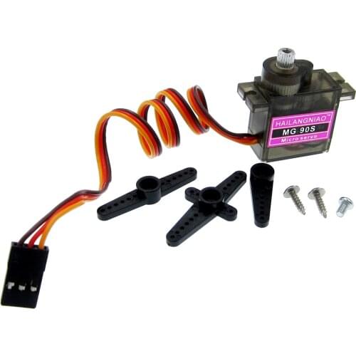 1PCS gear Digital MG90S 9g Servo Upgraded SG90 For Rc Helicopter plane boat car MG90 9G