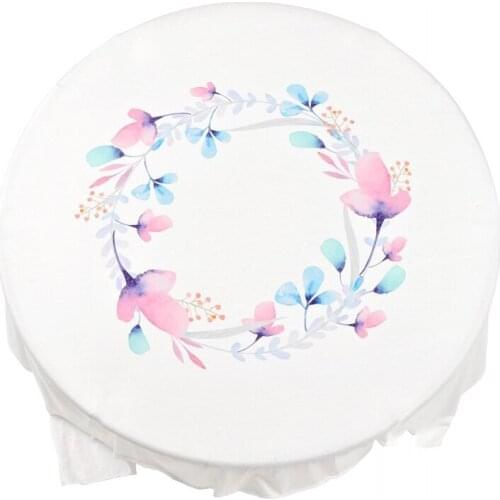 D7WF 130x130cm Baby Photography Blanket Newborn Basket Filler Swaddle Wrap Background Cloth Newborn Photo Shooting Backdrop