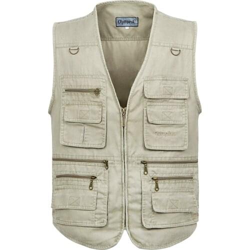 JINYONGQUAN Men's Vests With Pockets