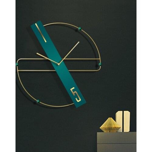 Creative Modern Simple Clock Personalized Wall Decoration Living Room Clock Household Fashion Atmosphere Silent Wall Watch