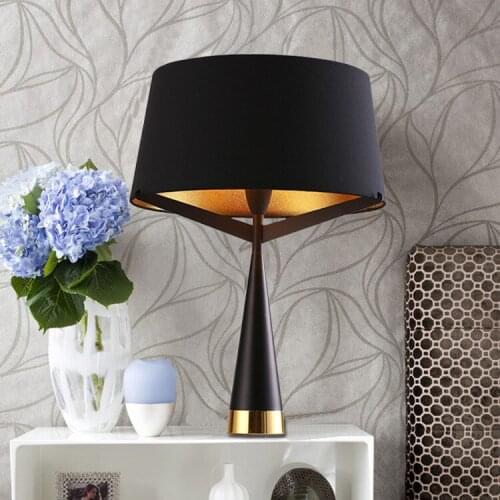 Simple art lamp decoration lamp NEW Milan dream bedroom nightstand Table lamp Nordic fabric creative personality study lights