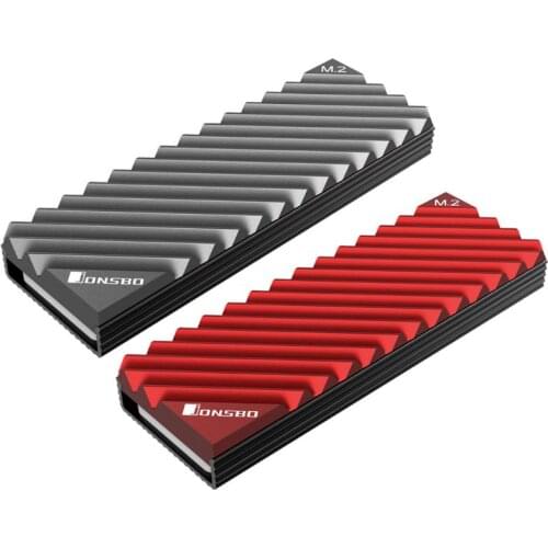 M2-3 M.2 2280 SSD Hard Disk Cooler Aluminum Heat Sink with Thermal Pad for Desktop PC Computer Cooling System Accessorie 50LA