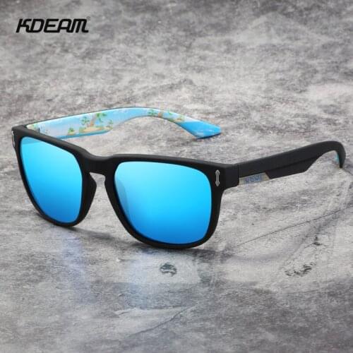 KDEAM Men Polarized Sunglasses Screw Hinge Outdoor Driving Sun Glasses For men sports Wear-Resisting