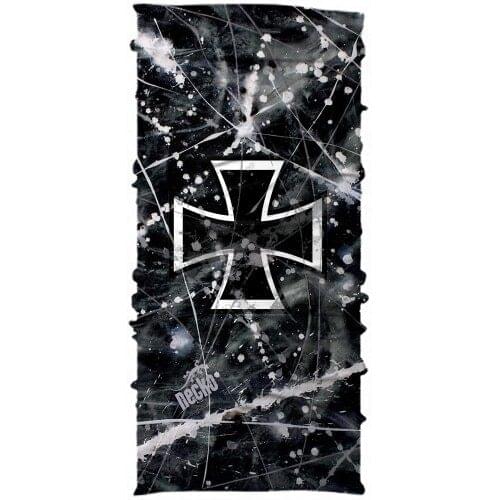 Necko Black Biker Buff Bandana Face Mask-DN0467 444984897