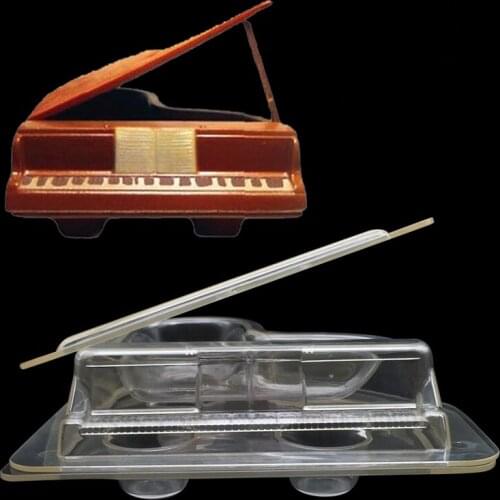 Plastic 3D Chocolate Mold PIANO Mould DIY Handmade Cake Candy Mold Chocolate Making Tool Sugarcraft Cake Decorating molds