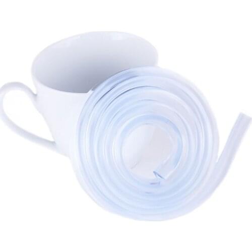 Transparent Table Edge Furniture Guard Corner Protectors Bumper Strip with Double-Sided Tape for Cabinets, Tables, Drawers 1M