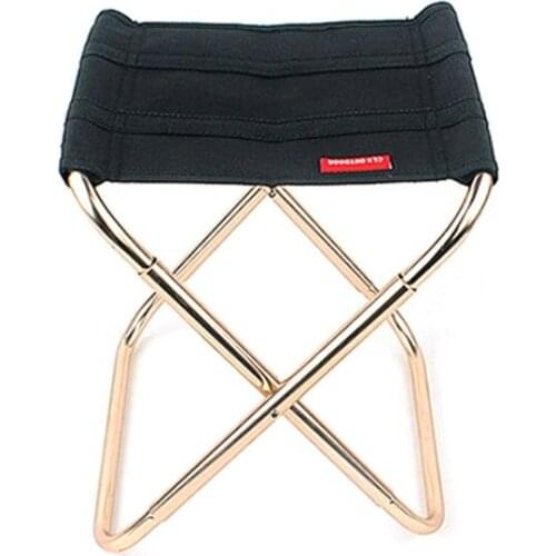 Quality Outdoor Foldable Fishing Chair Ultra Light Weight Portable Folding Camping Aluminum Alloy Picnic Fishing Chair With Bag