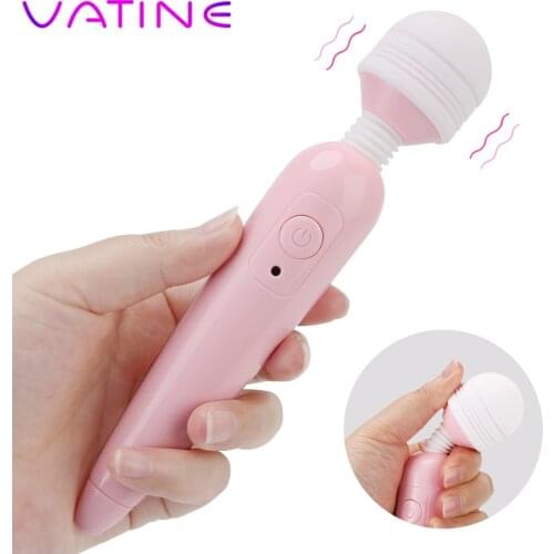 VATINE 10 Speeds Wireless AV Magic Wand Clitoral Stimulator G Spot Vagina Vibrator Dildo Vibrator Stick Sex Toys for Women