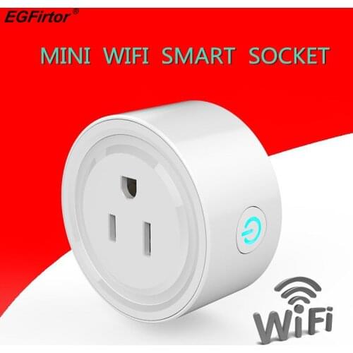 Wifi Smart Home Plug 10A Wireless Mini Socket Outlet Compatible With Alexa Google Home Remote Control Timing on/off The Power