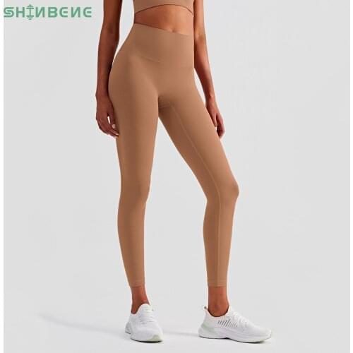 SHINBENE 25"BACK HIDDEN POCKET High Waist No Camel Toe Sport Gym Legging Women Squat Proof Plus Size Yoga Pants Workout Leggings
