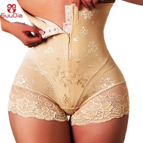 GUUDIA Women Body Shaper Lift Up Butt Lifter Hooks Slimming Underwear Shapewear Slim Tummy Control Panties High Waist Trainer
