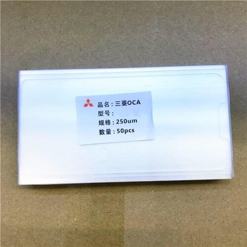 50Pcs OCA Optical Clear Adhesive For Samsung Galaxy A10 A20 A30 A40 A50 A70 M10 M20 M30 OCA Glue Touch screen Film laminating