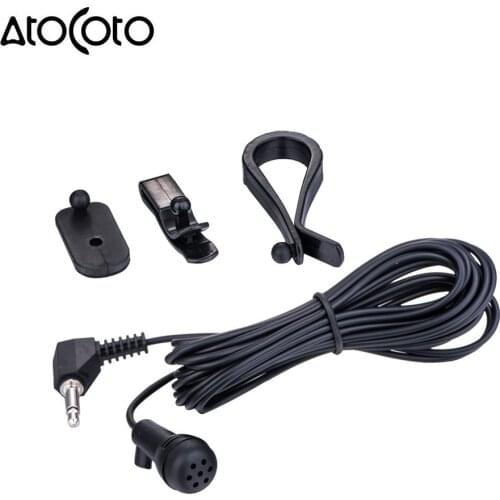 AtoCoto 3.5mm Plug Bluetooth Microphone Assembly Mic for CLARION CZ500 CZ-509 Car Vehicle Head Unit Enabled Stereo Radio GPS DVD