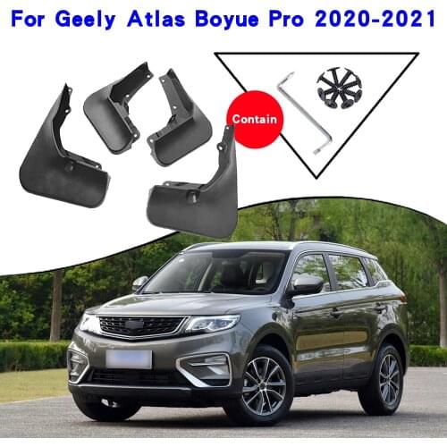 Car Fender Accessories For Geely Atlas Boyue Pro 2020-2021 Mudguards Splash Guards Fender Mudflaps Car Fender Mud Flaps