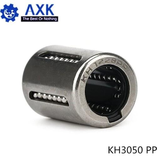 Free shipping 2pcs/lot KH3050PP linear ball bearing scramjet linear motion bearing linear guide rail rod round shaft CNC XYZ