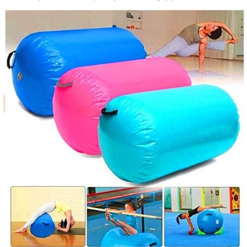 Free Shipping 60cm Dia Inflatable Air Barrel, Air Tumble Roll ,Inflatable Gymnastics Air Barrel