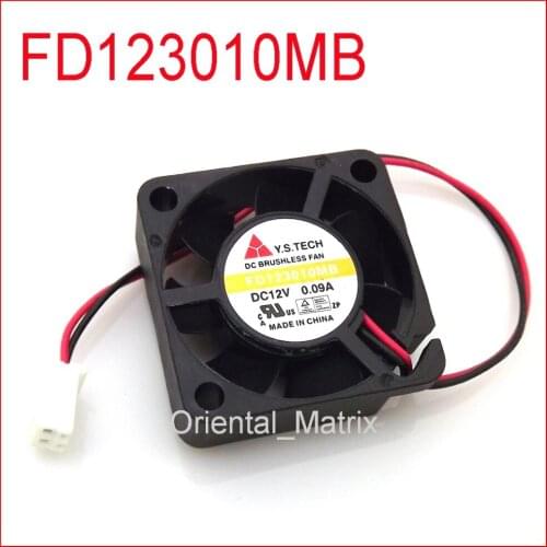 Free Shipping Y.S.TECH FD123010MB 12V 0.09A 3cm 3010 Cooler Cooling Fan