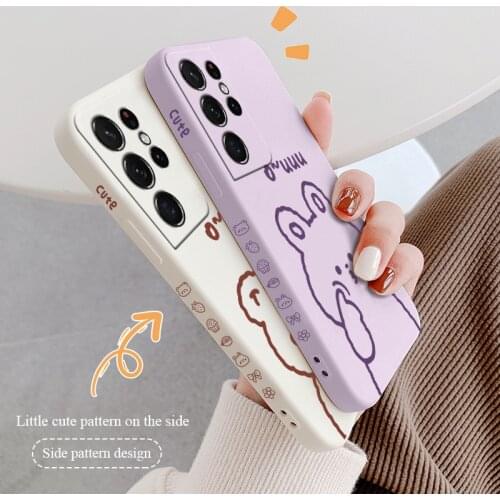 Mouth Bunny Phone Case For Samsung Galaxy A32 A22 A12 A02 A02S 4G 5G EU Cover