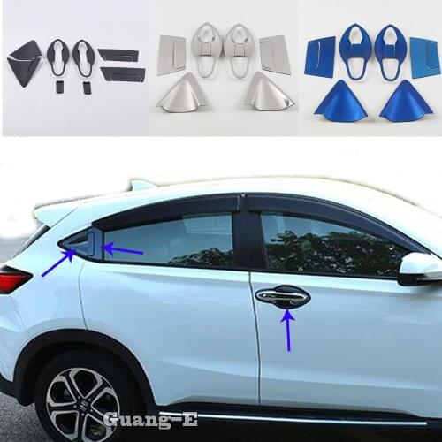 For Honda HRV HR-V Vezel 2019 2020 Car Cover Protection Detector Trim Stainless Steel External Door Bowl Armrest Lamp Frame Part