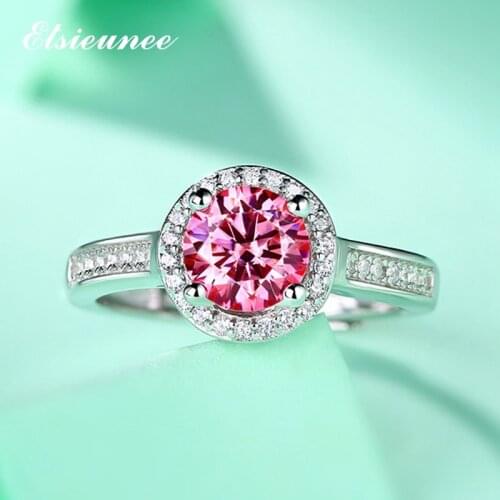 ELSIEUNEE Rings With Diamonds