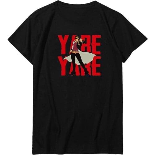 Jojos Bizarre Adventure Jotaro Kujo T shirt Tee Shirt Aesthetic Harajuku Fashion oversized t shirt men clothing