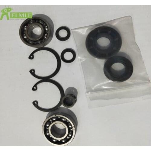 Crankcase Bearing Needle Roller Bearing Crankshaft Oil Seal Box Circlip Reducer Pad for 26CC~45CC Fit 1/5 ROFUN ROVAN KM BAJA LT