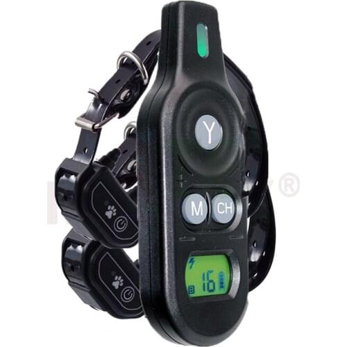 IP67 waterproof & Rechargeable receiver With Shock Dog Training remote For 2 Dogs BNF