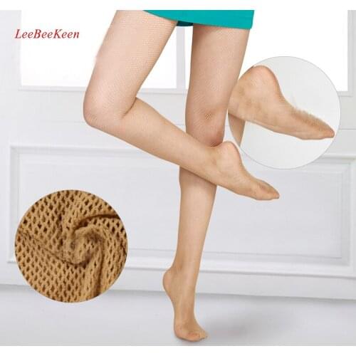 Fishnet Tights Tan Color Latin Dance Tights Ballroom Stocking Adults Black Soft Yarn Footed Fishnet Dancing Pantyhose for Girls