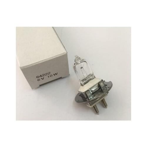 10PCS/LOT 64222 6V 10W bulb,6V10W PG22 halogen lamp, SL-115 ophthalmic slit lamp microscope FREE SHIPPING