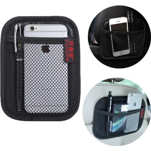 Stowing Tidying Oxford Fabric Car Storage Net Bag Automotive Pocket Multi-use Car Seat Back Organizer Car Accessories