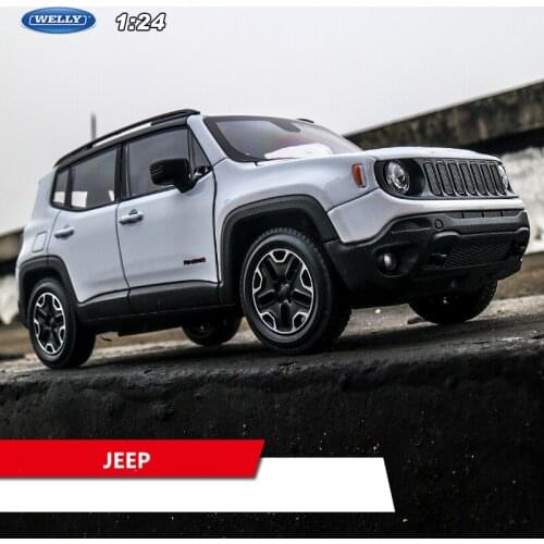 Welly 1:24 Jeep Liberty white car alloy car model simulation car decoration collection gift toy Die casting model boy toy