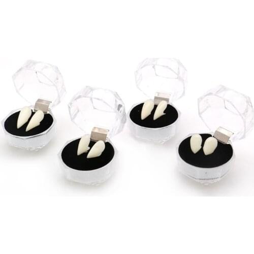 Halloween Kit Temporary Packed Party Vampire Horror Tooth Teeth Holiday Gift Cosplay Props Adult DIY Glue Denture Solid Adhesive