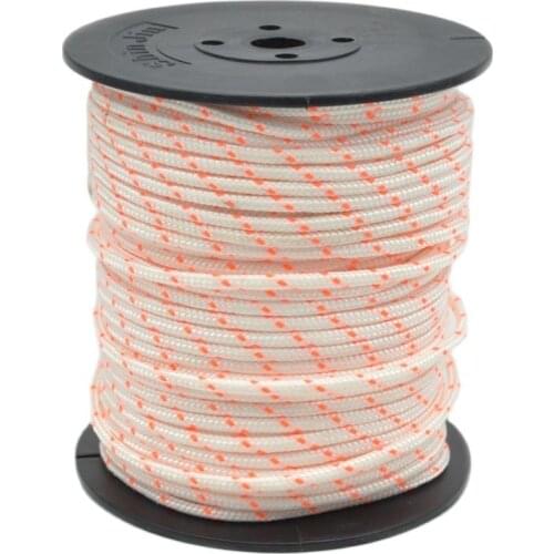 50m 3mm Nylon Pull Starter Rope Recoil Engine Start Cord for 430/520 Trimmer Cutter Chainsaws Lawn Mower Engine