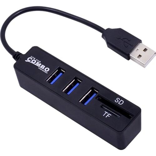 New Mini USB Hub 3.0 Multi USB 3.0 Hub USB Splitter 3 Port Hub With TF Card Reader 6 Port 2.0 Hab Adapter For PC Accessories New