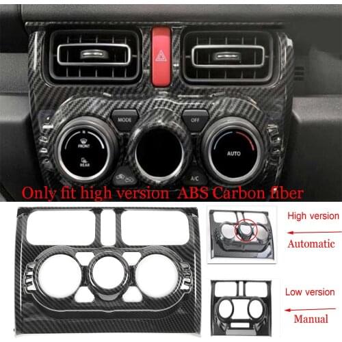 Carbon Fiber ABS Manual Air Condition Vent Outlet Cover For Suzuki Jimny 2019-2020