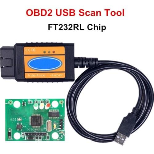 For Frd USB Scan Tool OBDII Cable OBD2 USB Scanner Tool Auto Car Diagnostic Fault Tool Scanner Code Reader Cable