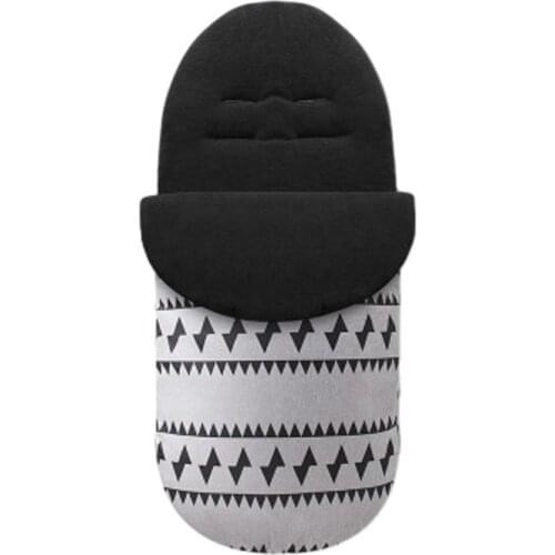 Baby stroller sleeping bag autumn and winter windproof warm foot cover baby cotton cushion universal thickening