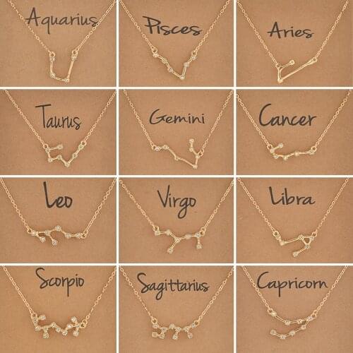 Today Meet You Women's Pendants Zodiac Signs
