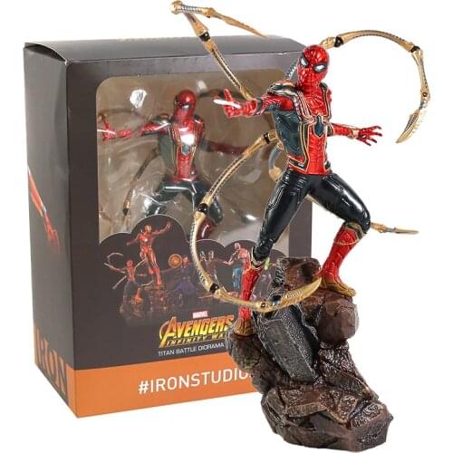 Iron Studios Battle Diorama Iron Spider 1/10 Scale PVC Figure Collectible Model Toy