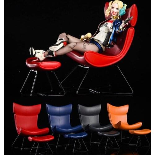 1/12 Scale Soldier Scence Accessories Mini Sofa Chair Modern Minimalist Sofa for 6 inch Figure bjd ob11 Model DIY