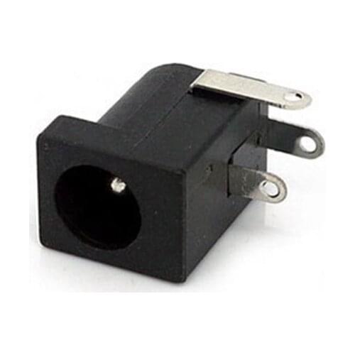 100pcs DC power supply socket 5.5*2.1MM DC2.1 30V 0.5A round pin