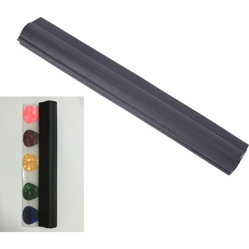 2021 High quality 1Pc Pick Holder Rubber Electronic Guitar Pick Holder Music Microphone Stand Picks Black