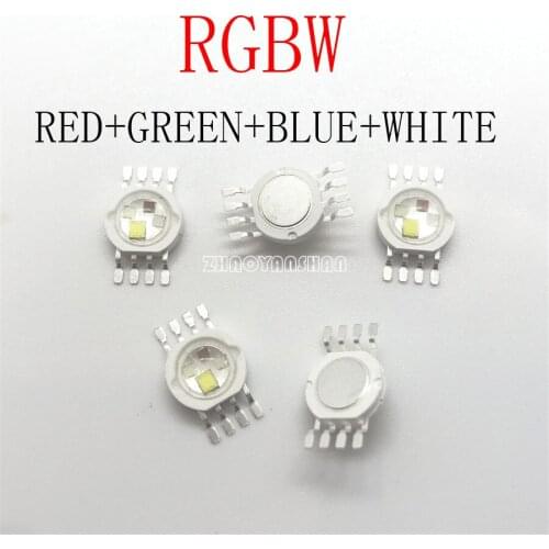 5pcs X 1W RGBW 45MIL RGBW 8P RED GREEN BLUE WHITE 8 feet SMD LED Free Shipping