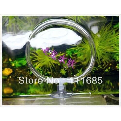 Free Shipping 50 Pcs Aquarium Floating Feeder Fish Food-Feeding Station Circle Shape Aquarium Fish Tank