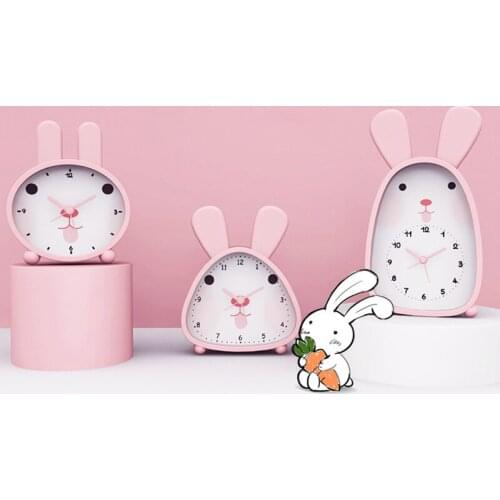 Cartoon Clock Bedside Mute Alarm Clock For Students With Cute Bedroom Personalized Alarm Clock Home Decoration Часы Электронные