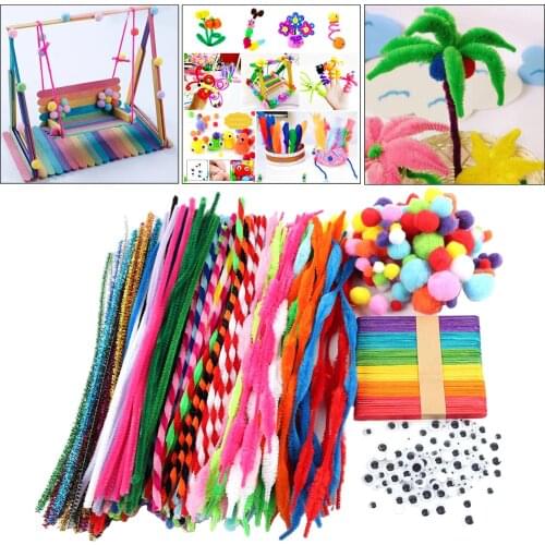 Kids Arts and Crafts Supplies - Assorted Crafting Art Supply Set for Age 3-10 - All in One DIY Arts Set